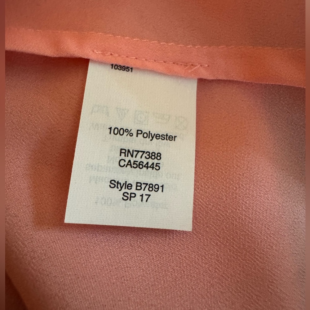 NWT J.Crew Factory Pink Sleeveless Blouse - Picture 5 of 5